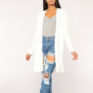 🚩 NWOT Fashion Nova Ribbed Cardigan
